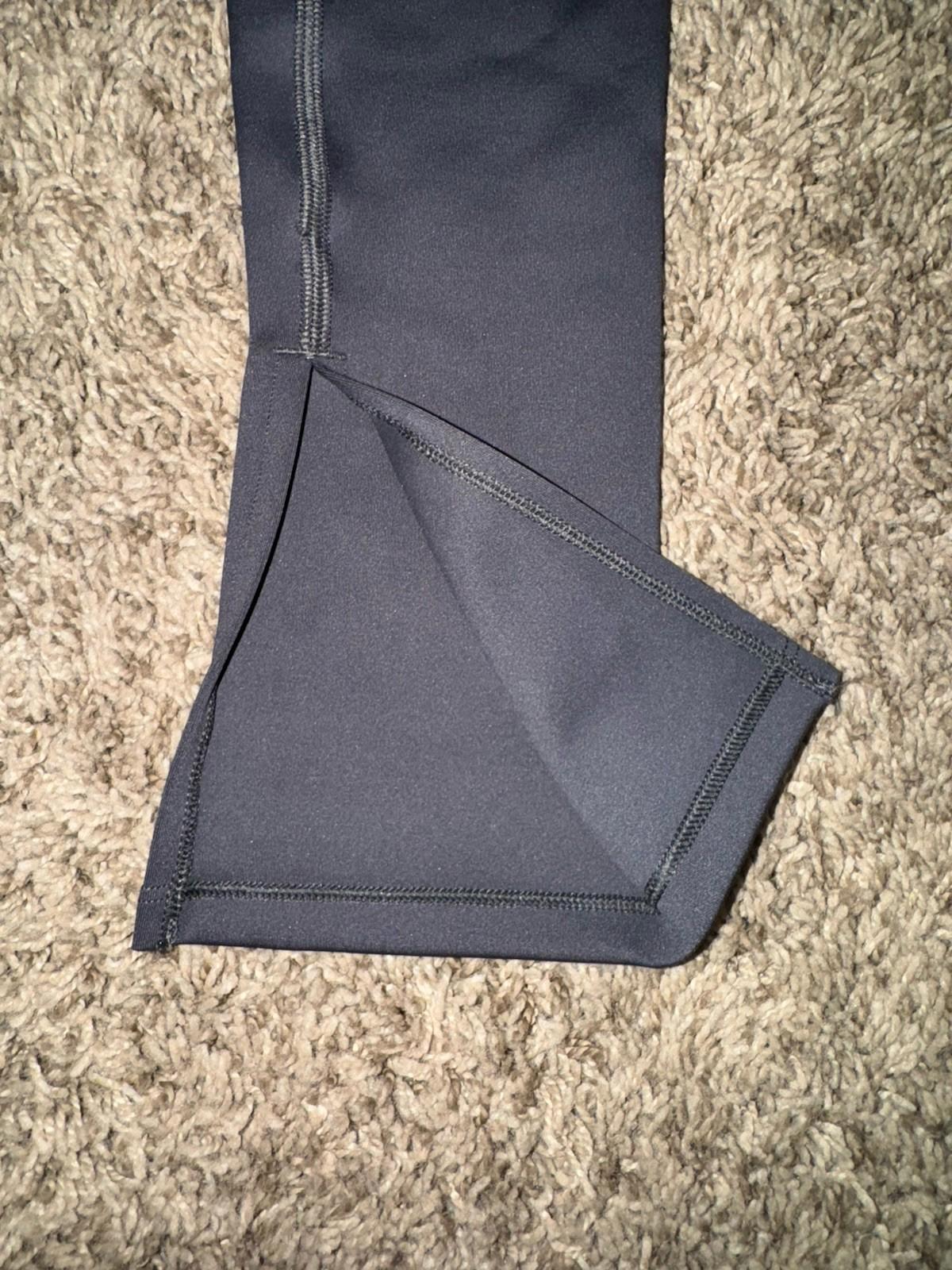 Alo Pants Anthracite Gray Size XXS Airlift High-Waist Elongated Flared-Fit NEW