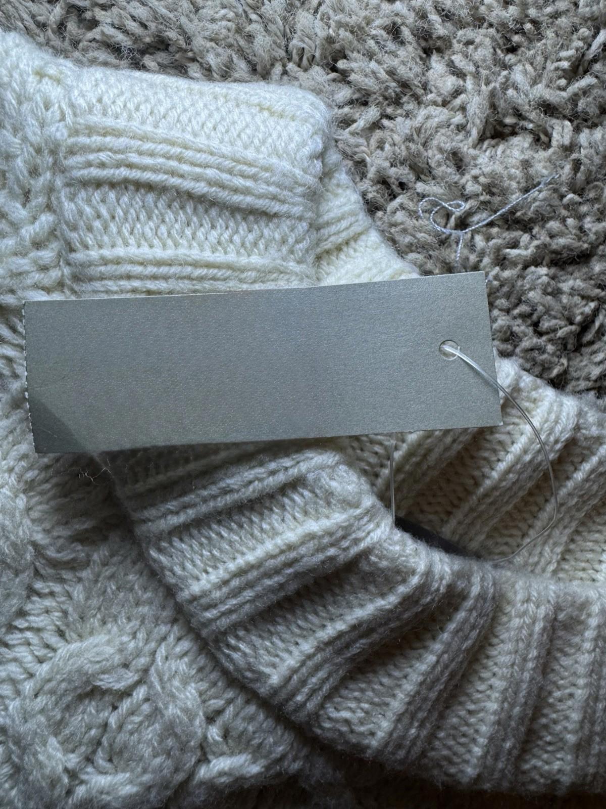 NEW! JCrew Men's Cableknit Sweater in Oatmeal NWT