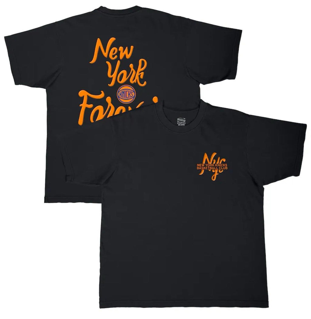 Unisex Stadium Essentials  Black New York Knicks Oversized Forever NYC T-Shirt L