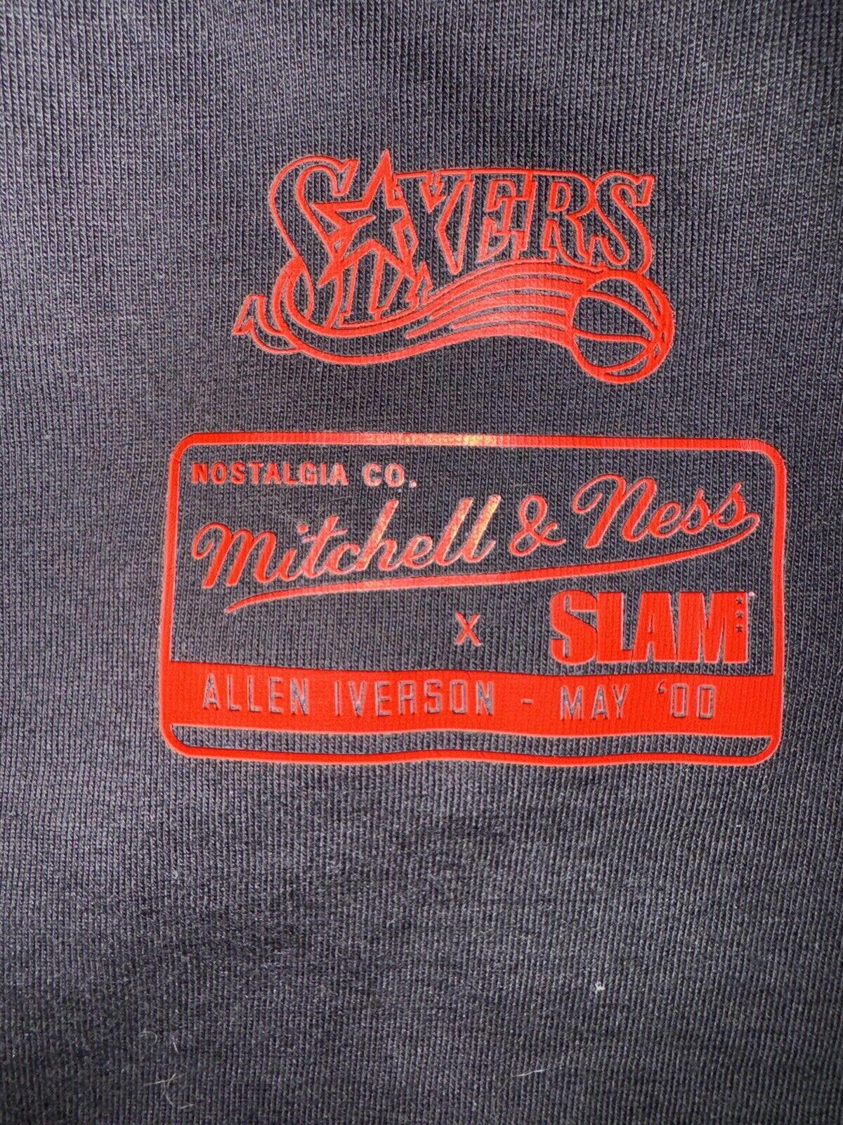 Mitchell & Ness Philadelphia 76ers Iverson Slam Cover Tee L