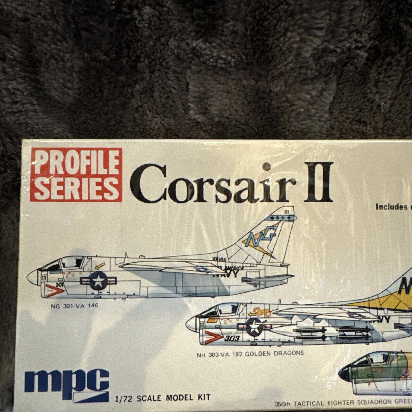 MPC 1/72 SCALE PROFILE SERIES CORSAIR II MODEL KIT SEALED Vintage new RARE