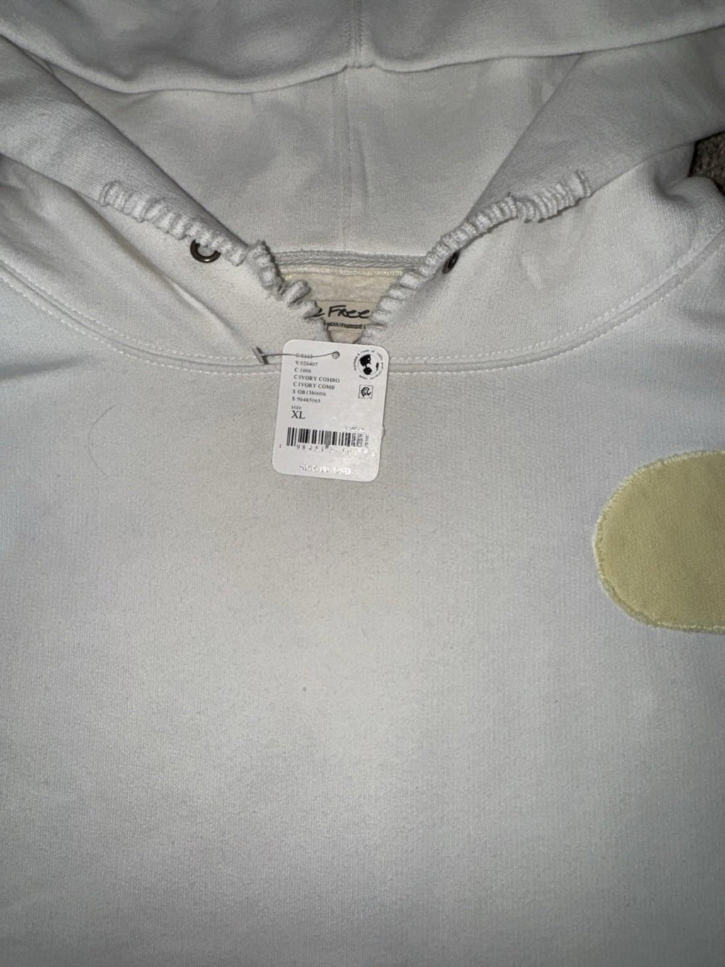 FREE PEOPLE We The Free It’s a Vibe Hoodie Pullover XL NWT
