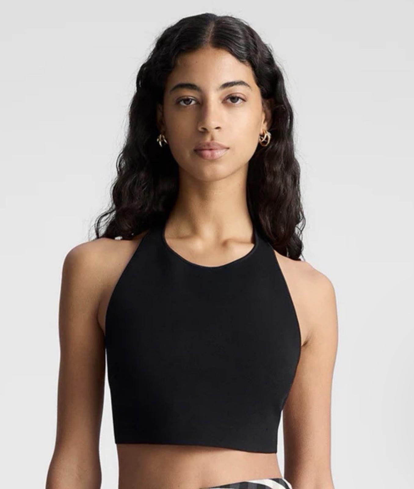 NEW! A.L.C. Rory Halter Crop Top in black. Small. NWT MSRP $225