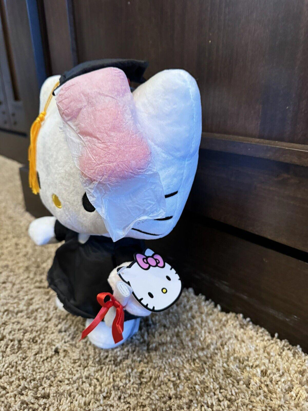 9" Sanrio Hello Kitty Graduation Plush in Cap Gown Stuffed