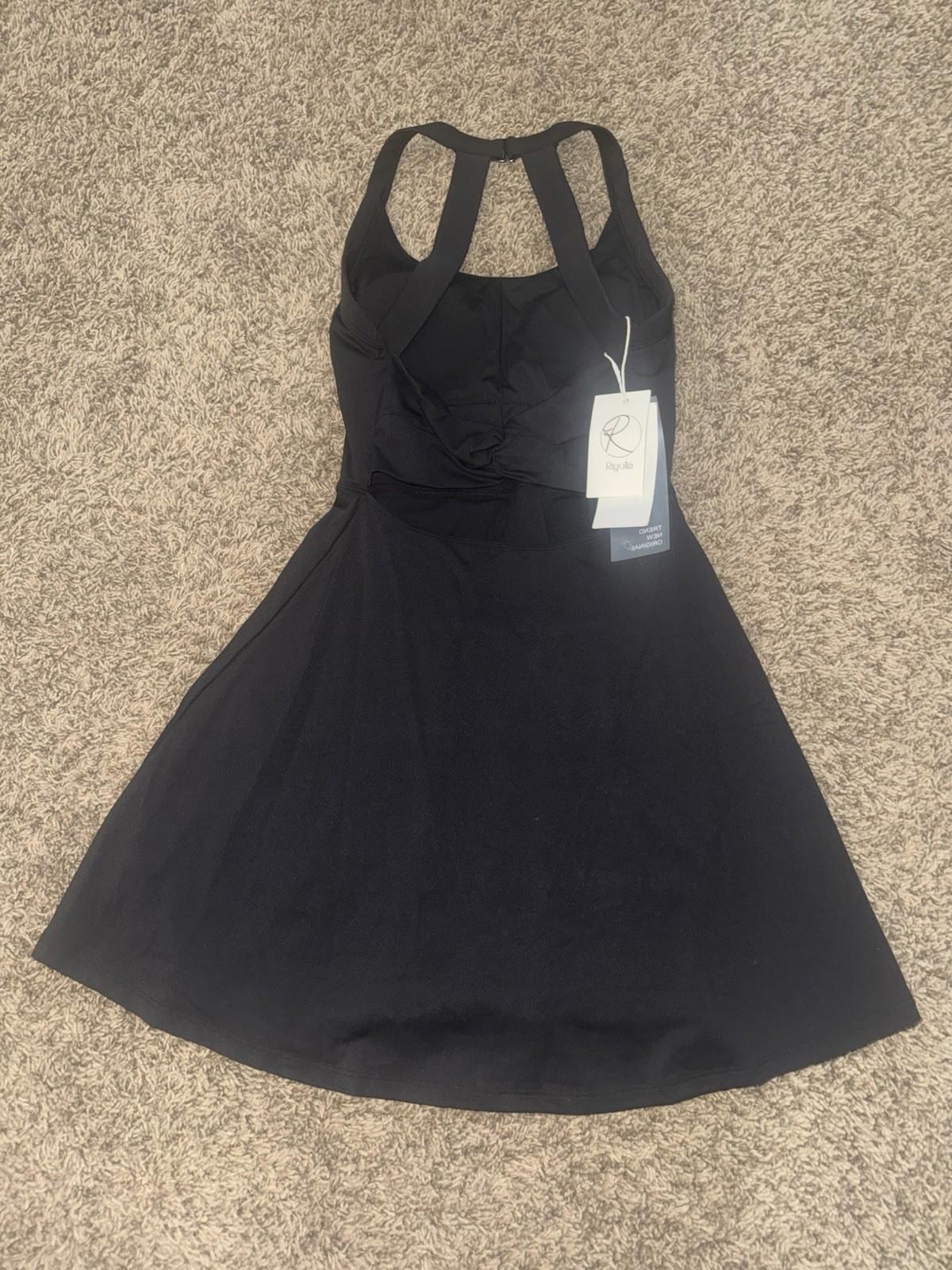 RIGOLLA Backless Cut Out Twisted in back Bra Dress with shorts Size SMALL-NWT