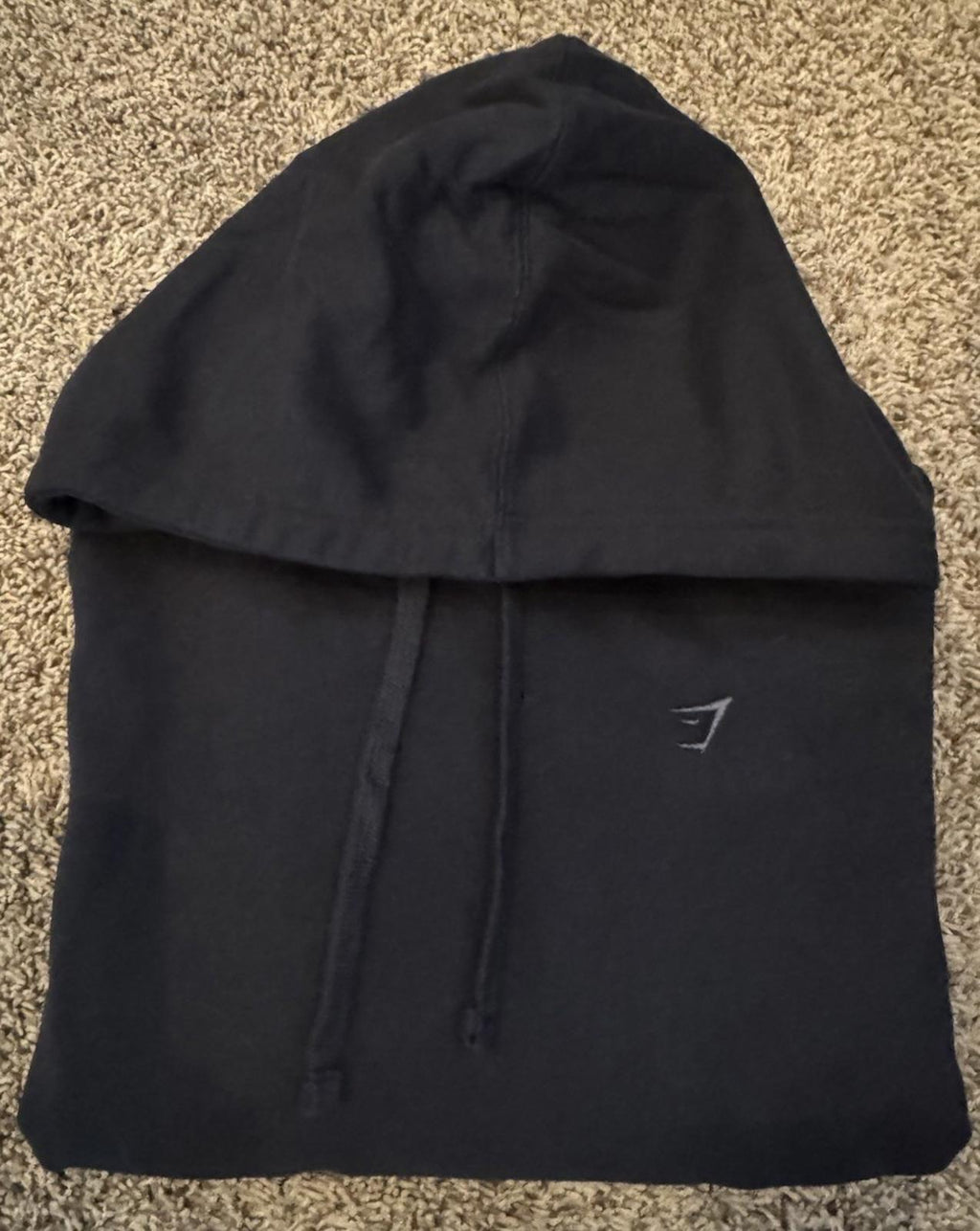NWOT Gymshark Crest Hoodie Black size SMALL New