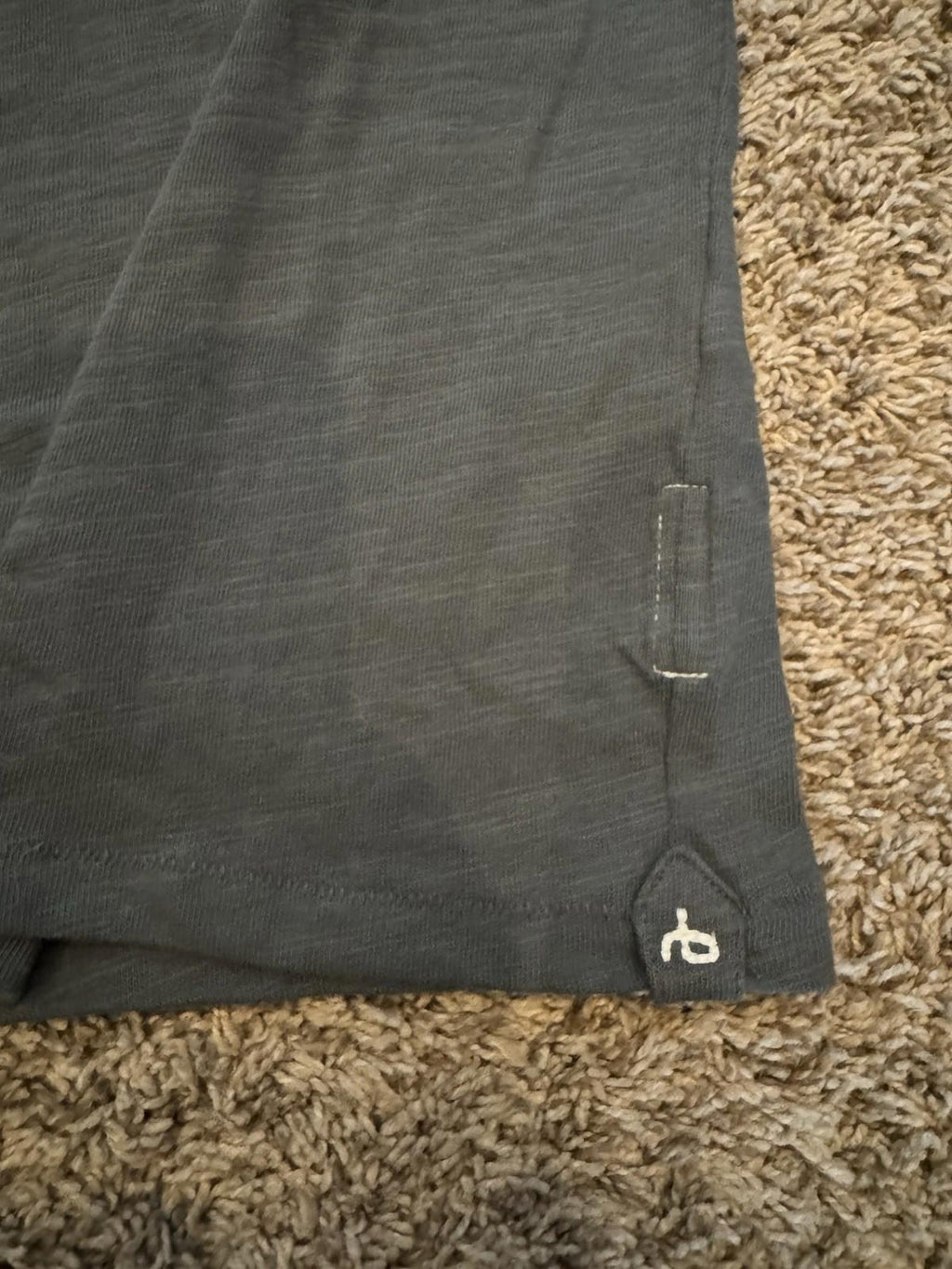 NWT Rag & Bone Classic Flame Polo in Shadow Size medium Men’s NEW!