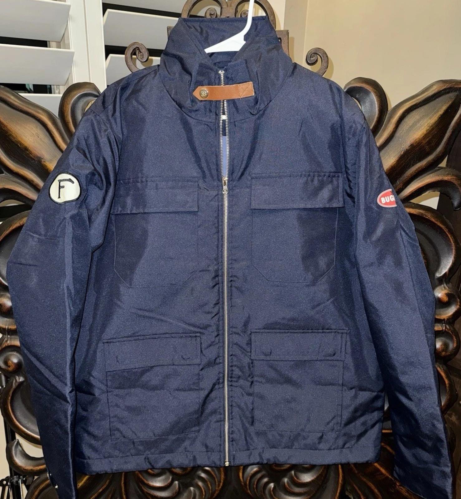 NEW! Bugatti Heritage Jacket Four Pockets BLUE. Large NWT