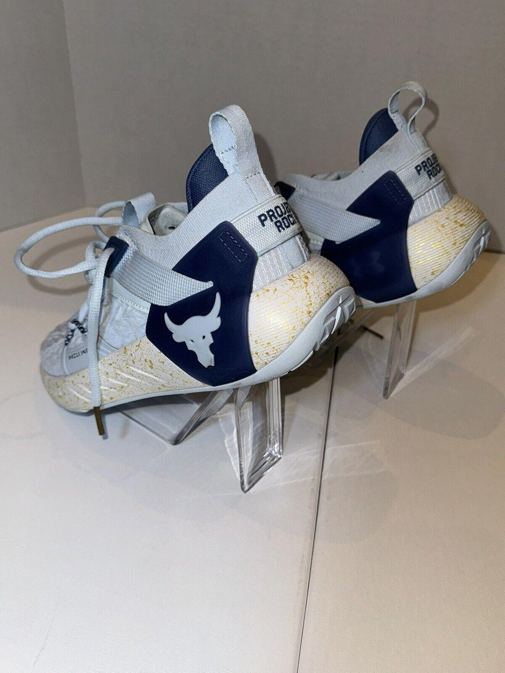 Under Armour Shoes Project Rock Cross Training Blue 3026535-400 Women Size 8.5