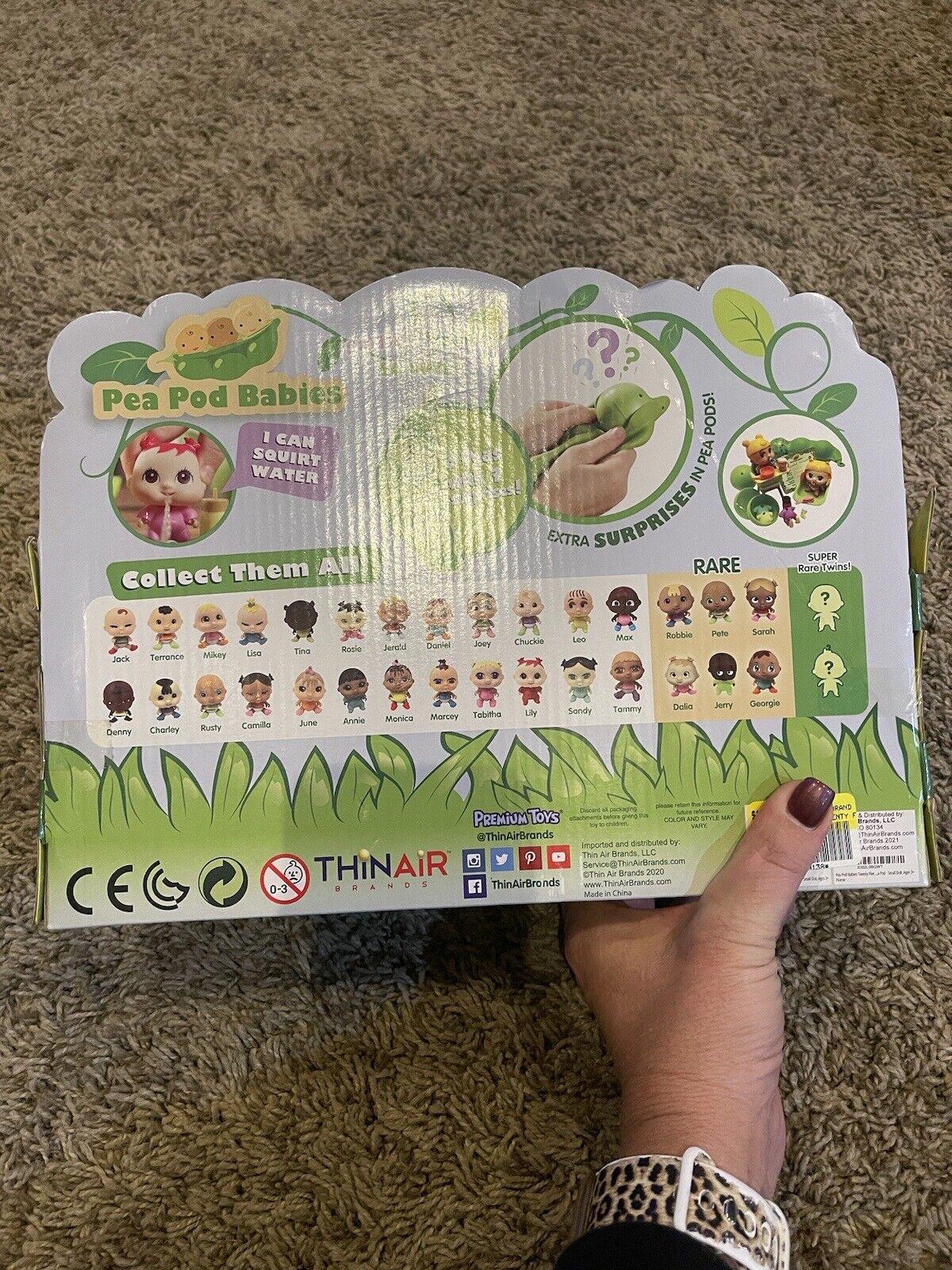 Pea Pod Babies Twenty Five Piece Dinner and Bath Time Playset - Collectible