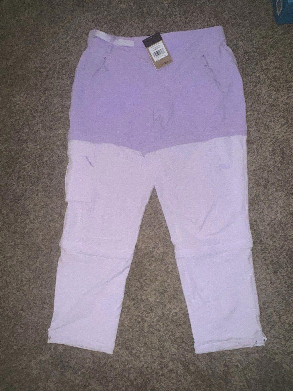 NEW! The North Face Women 3XL Bridgeway Zip-Off Pant UPF 40
