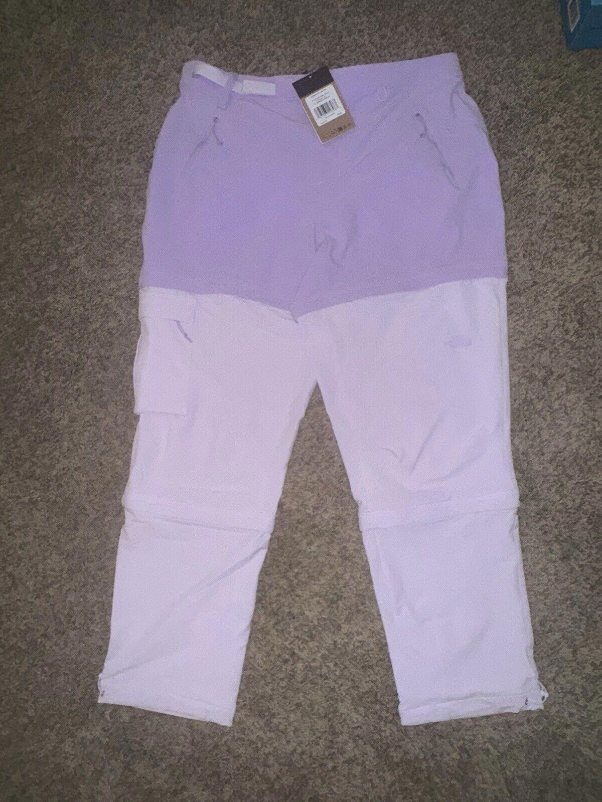 NEW! The North Face Women 3XL Bridgeway Zip-Off Pant UPF 40