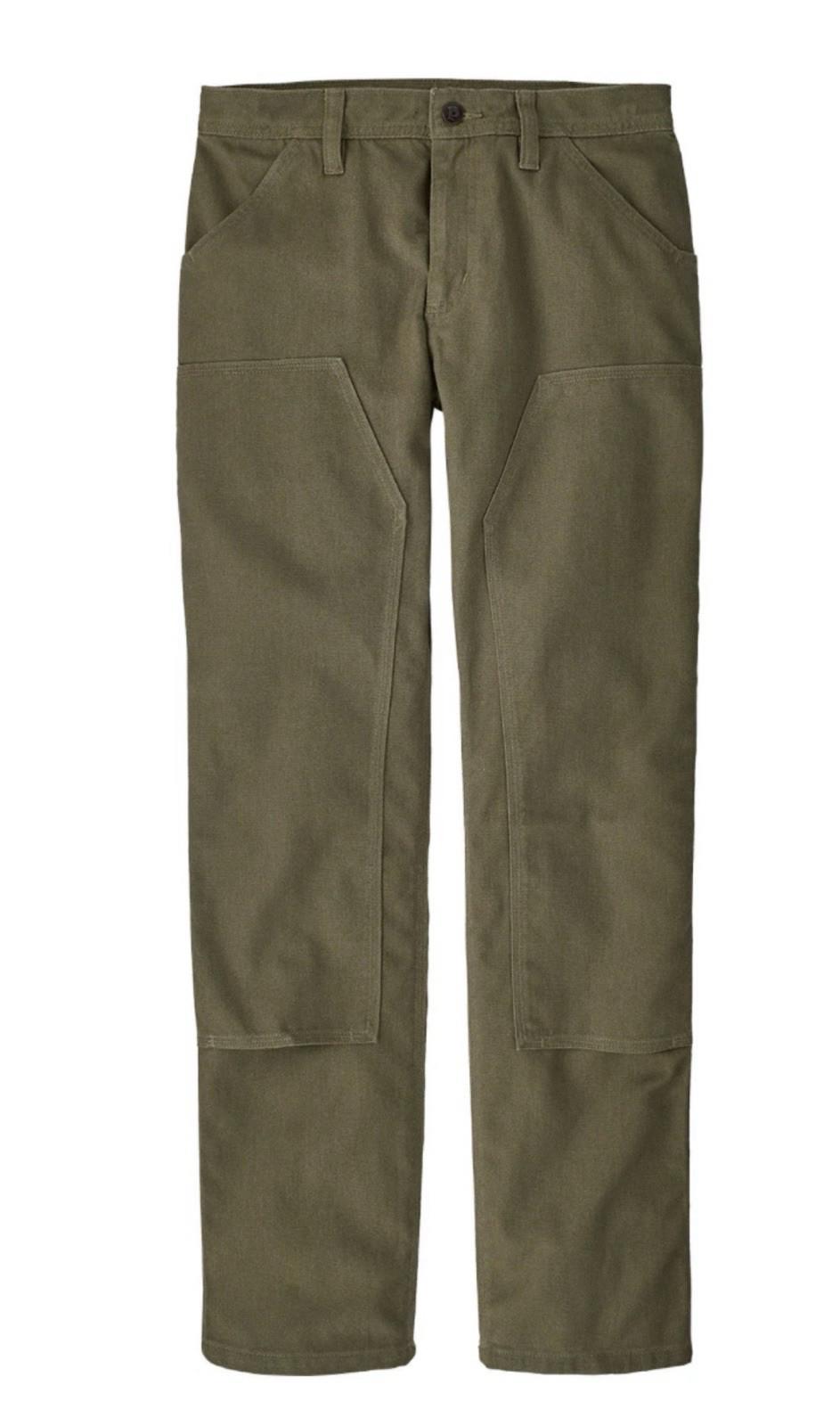 Patagonia SLIM All Seasons Hemp Blend Pants Women’s 8 Fatigue Green Canvas NEW