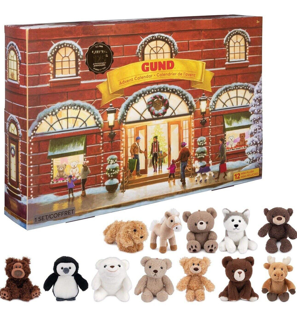 Gund - 2023 Holiday 12 Days of Christmas Advent Plush Calendar. NEW