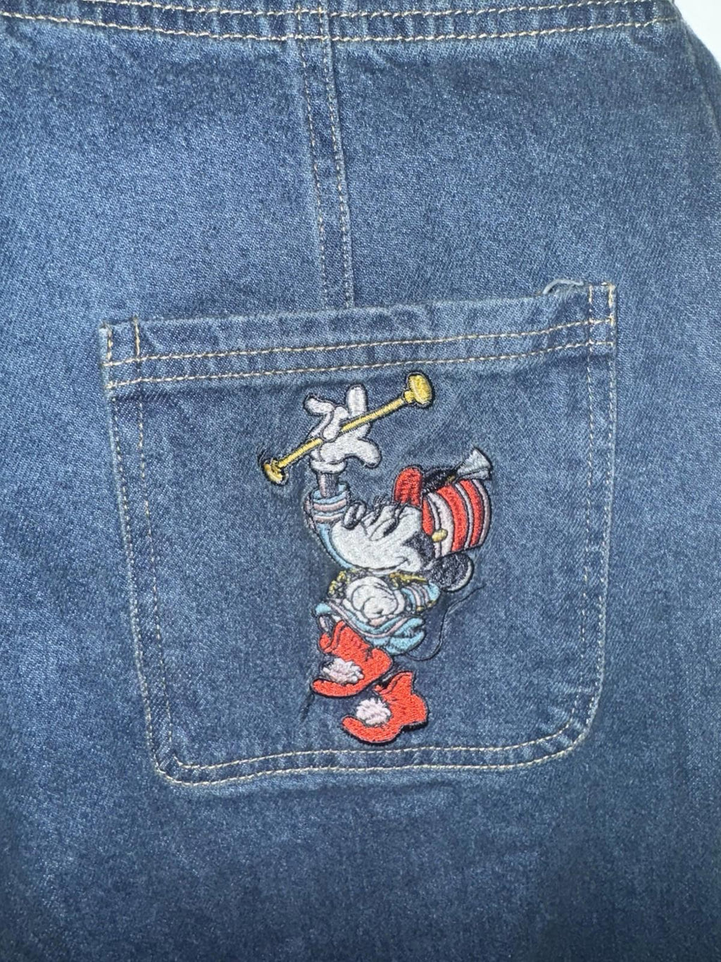 Macys x Disney Minnie Majorette High Rise Wide-Leg sailor dark Jeans size 10 NEW