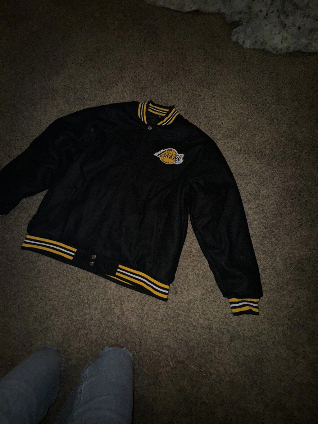 NBA Los Angeles Lakers JH Design Wool Reversible Jacket