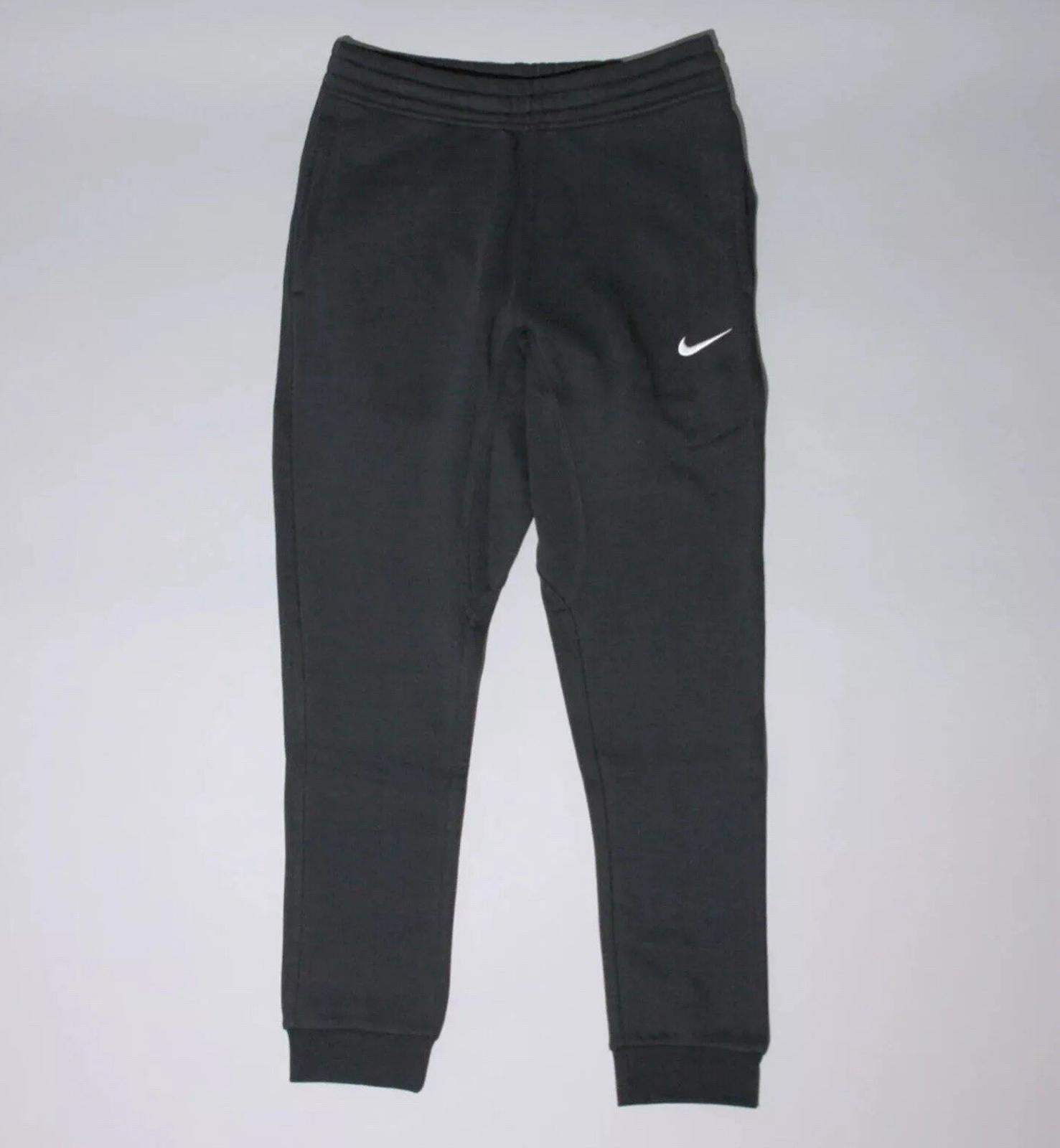 Nike Sportswear Fleece Joggers Sweatpants Size L Black Tapered 716830 063 New