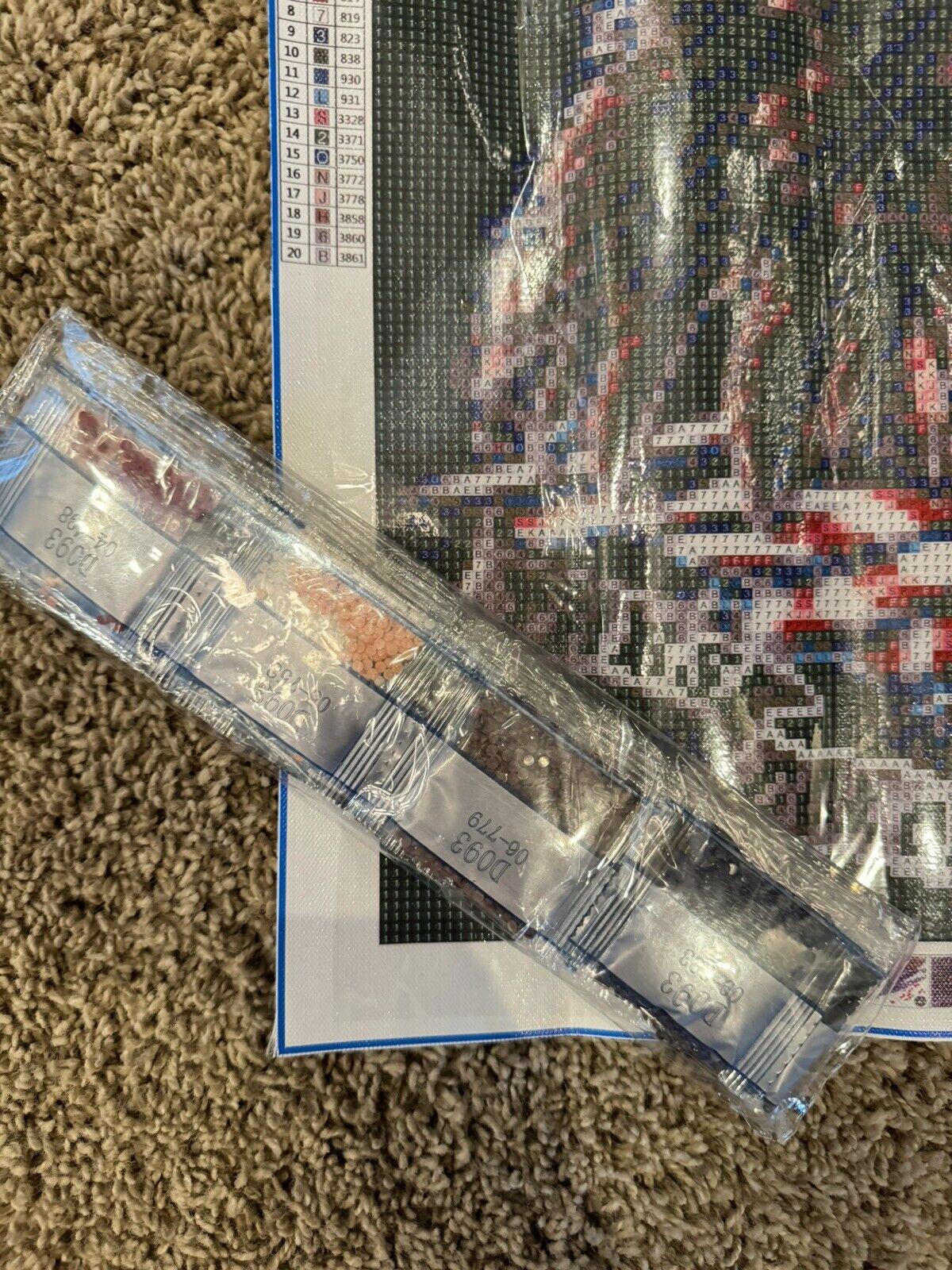 Diamond Drawing American Eagle USA Flag These Colors Don't Run NEW!