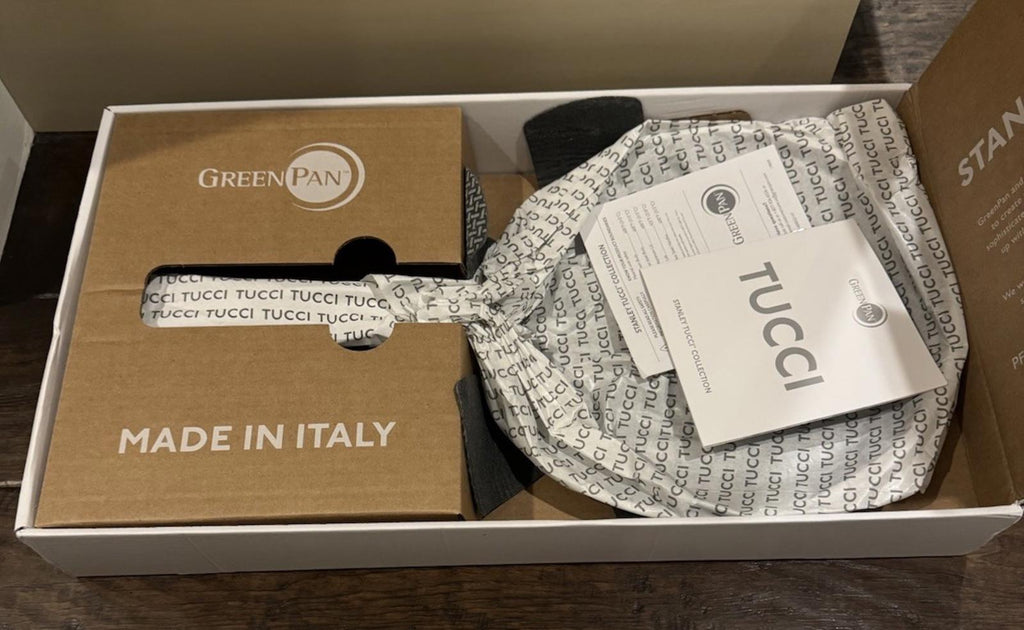 Williams Sonoma GreenPan Stanley Tucci™ Ceramic Nonstick 10” Crepe Pan White NIB