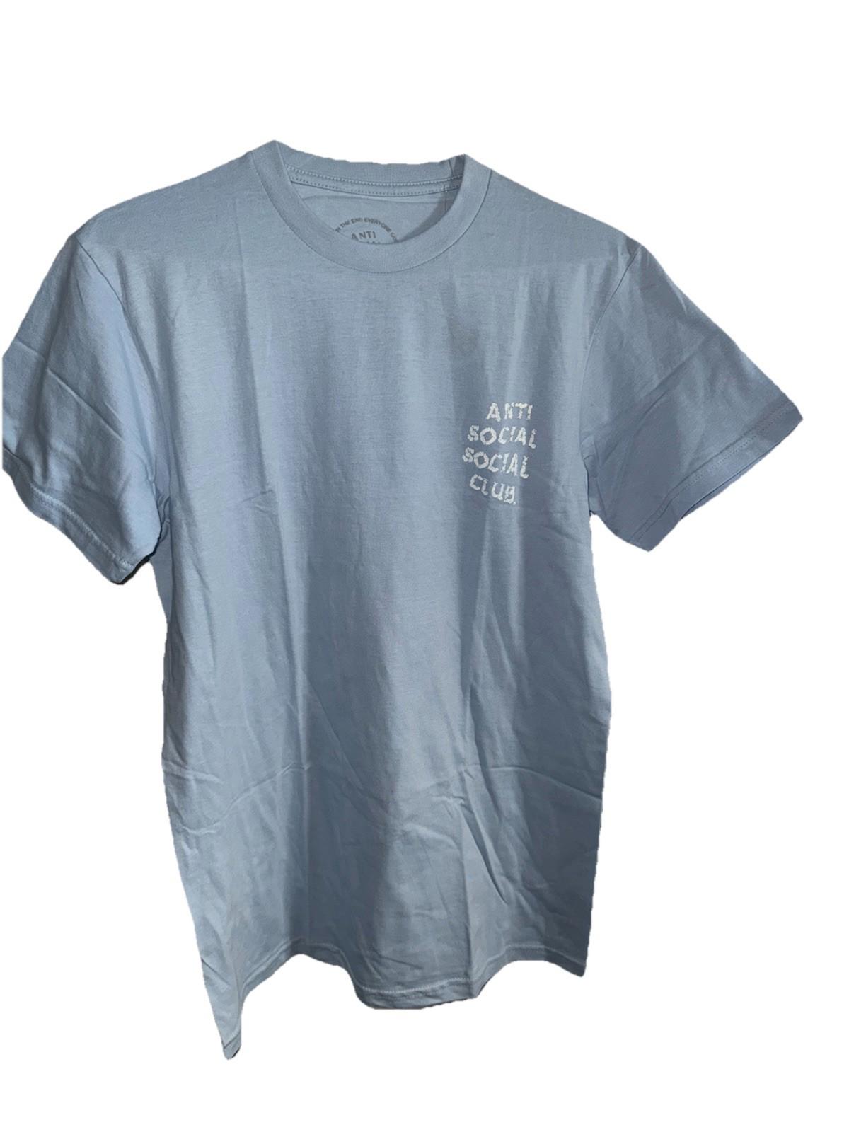 Anti Social Social Club Partly Cloudy Tagged Blue T-Shirt BRAND NEW Large