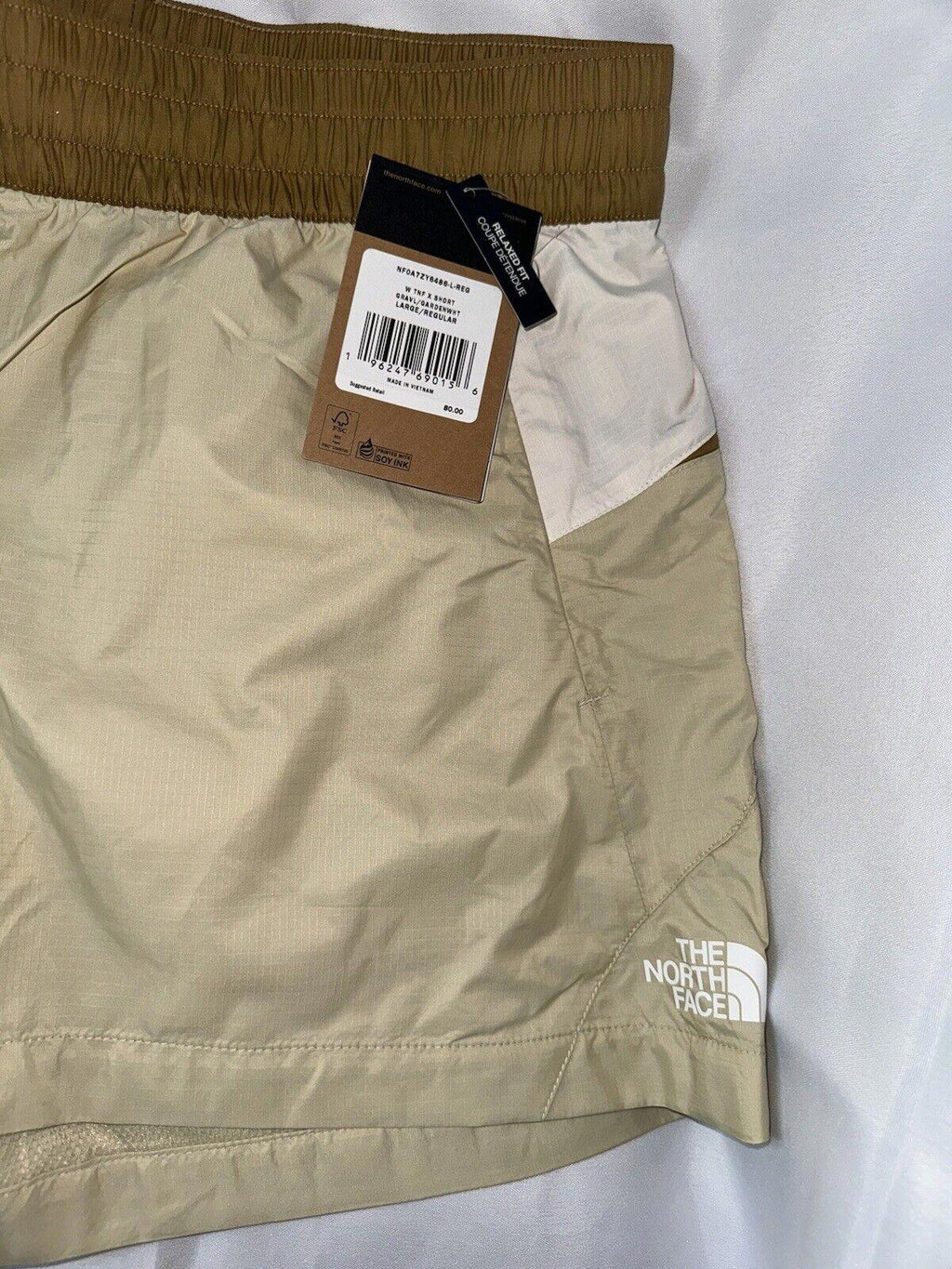 The North Face Women’s TNF x Shorts Gravel/White (L)