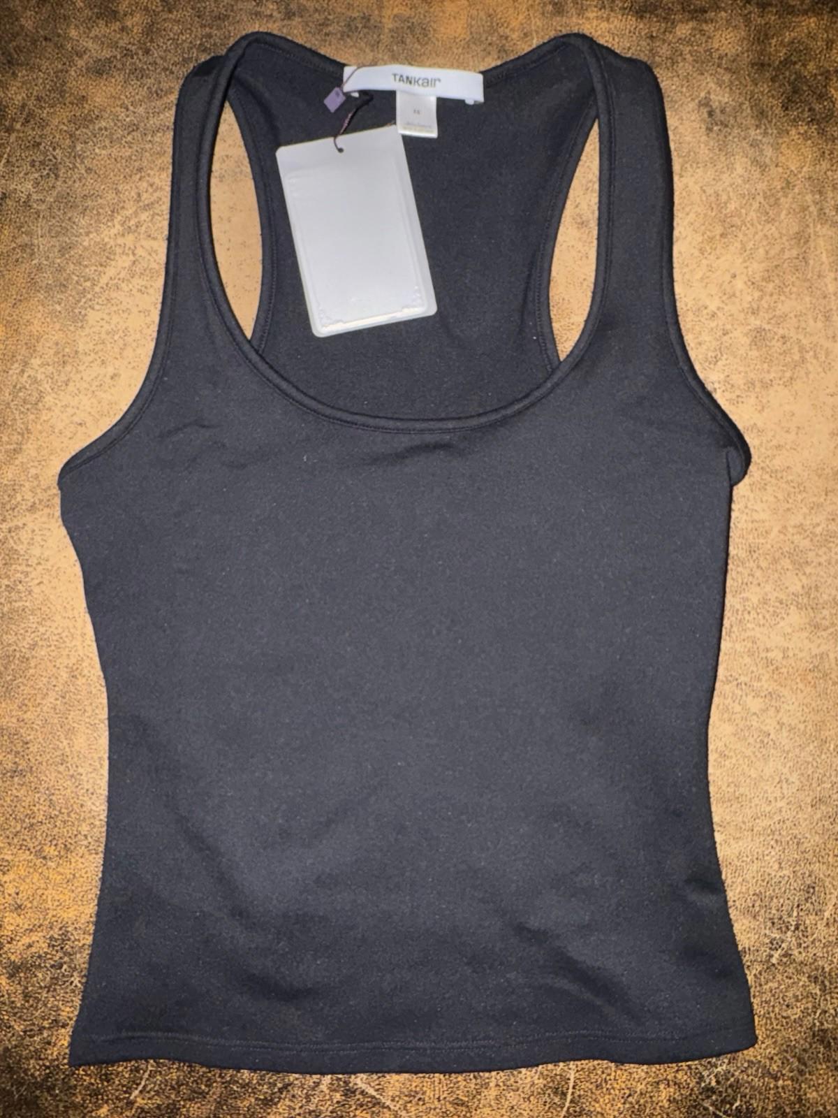 NEW Tank Air System Racerback Tank In Black Womens Size XS NWT