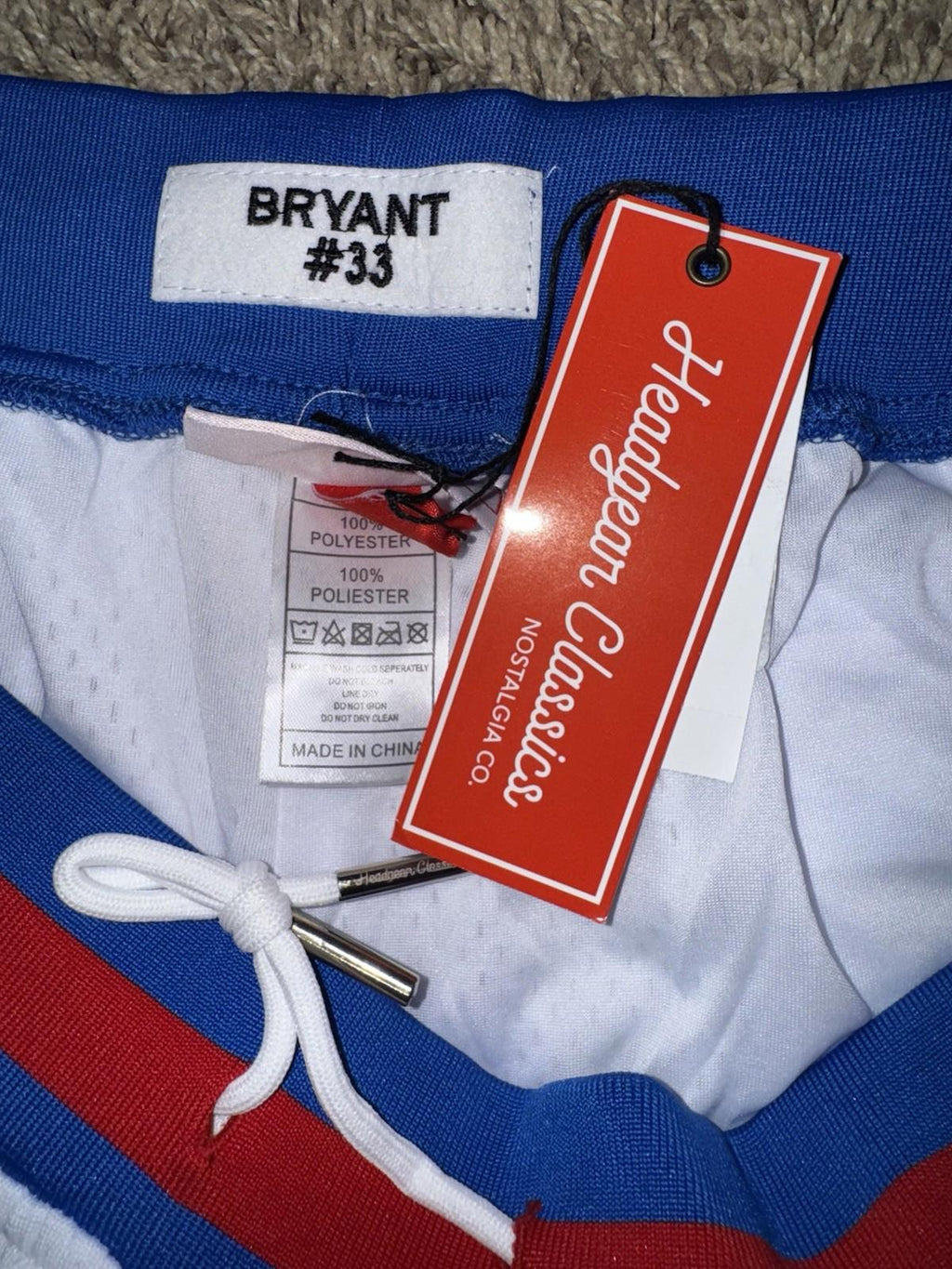 NEW! Kobe Bryant McDonalds All American Basketball Shorts-White 5XL NWT RARE