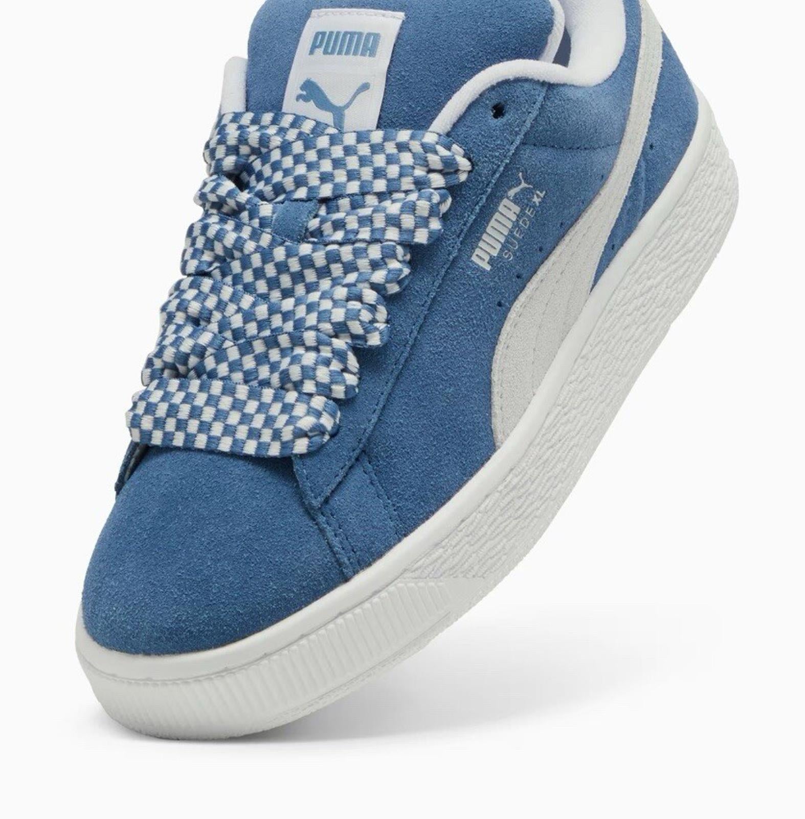 Puma Suede Xl Lace Up  Womens Blue Sneakers Casual Shoes 39831001 Sz 10.5 NEW!