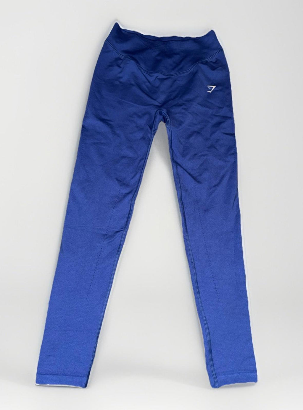 Gymshark Sweat Seamless Leggings Small BLUE High Waisted Workout Athletic NWOT