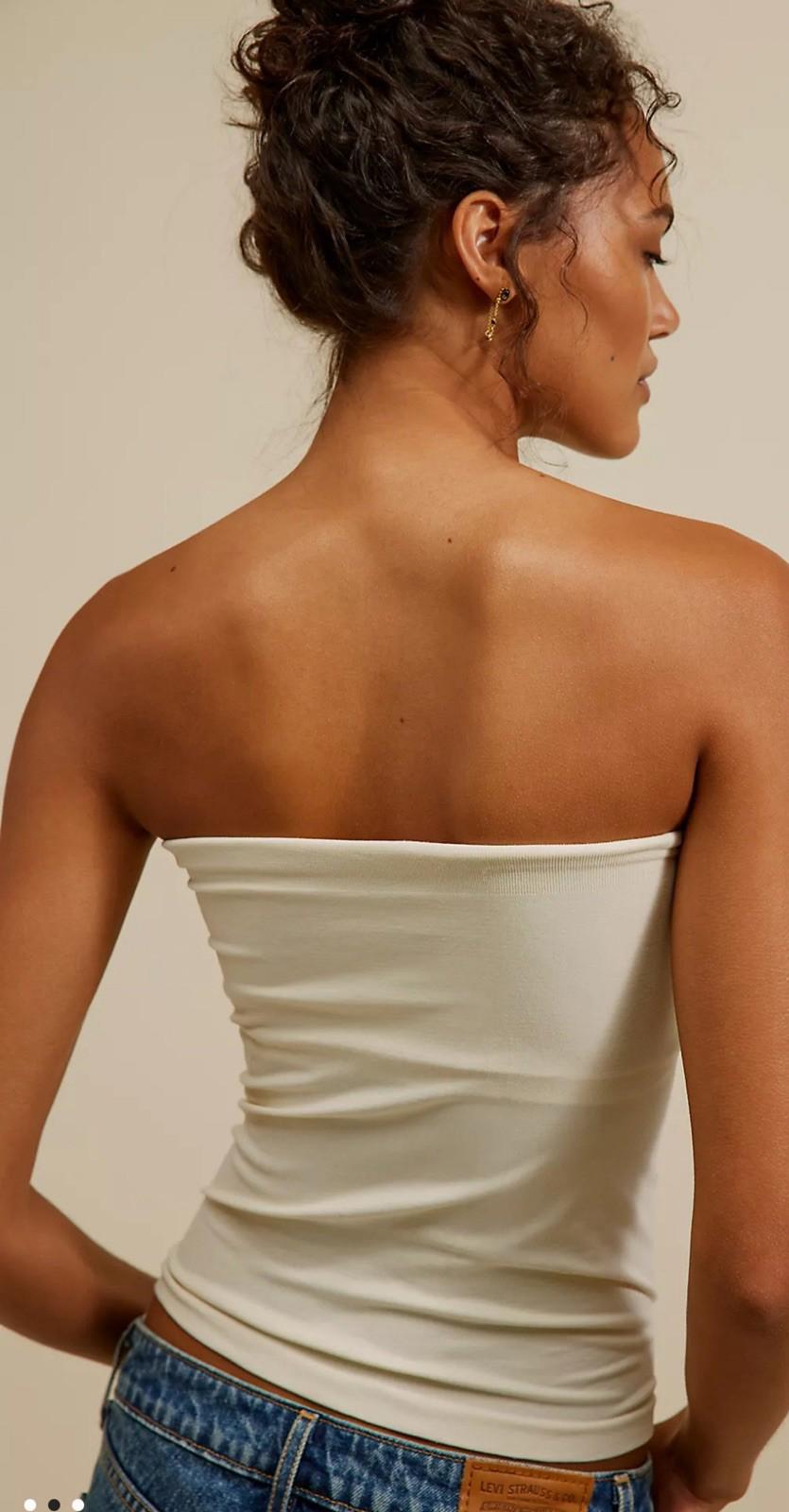 NEW SOLD OUT Intimately Free People The Carrie Tube Top Ivory NWT M/L