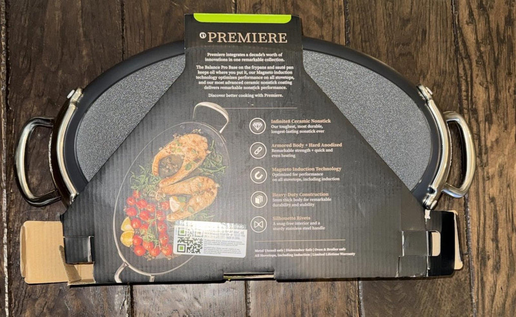 NEW GreenPan WILLIAMS SONOMA 16" x 9" Hard Anodized Ceramic Nonstick Gratin Pan