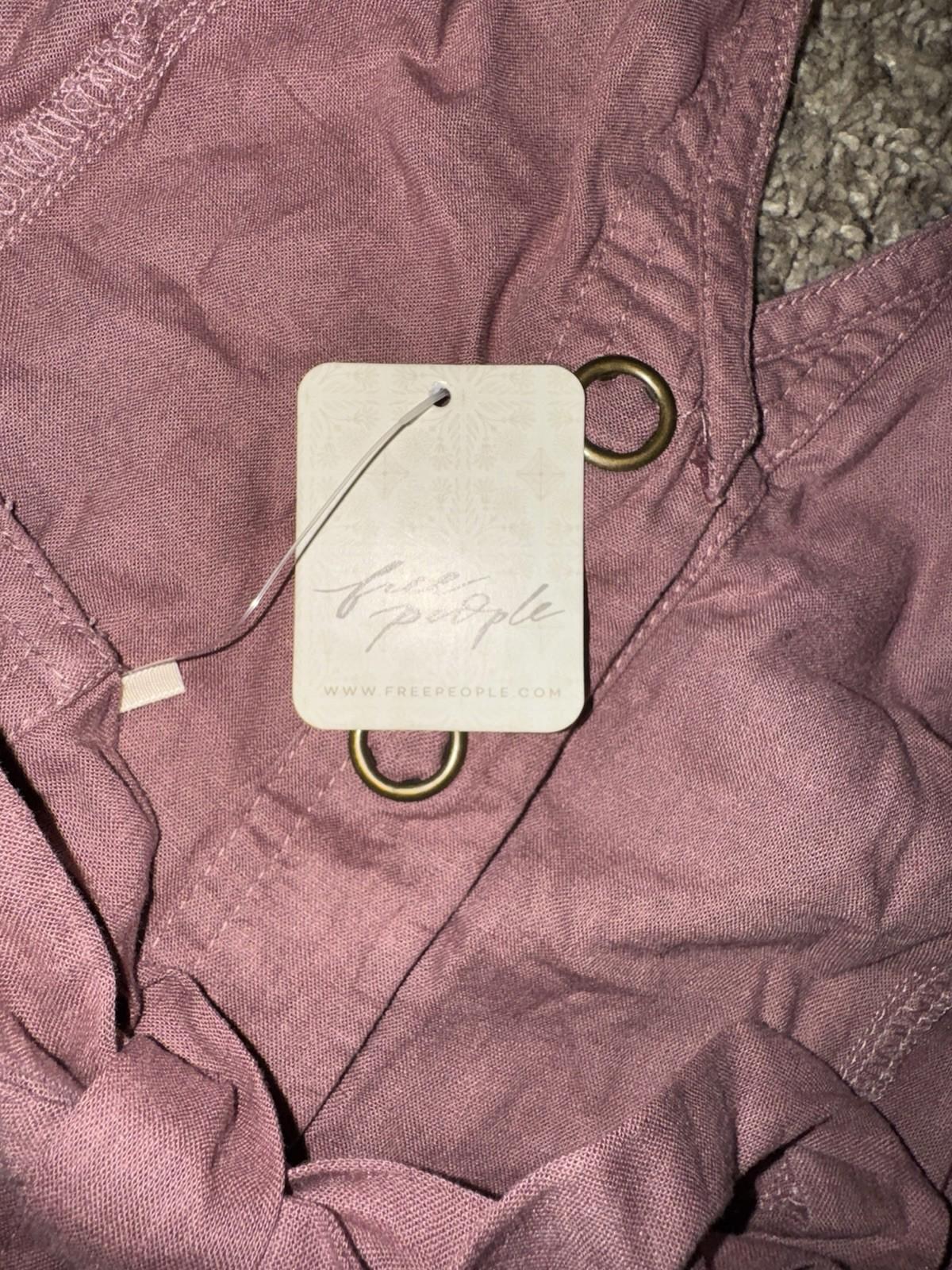 New Free People Scout Linen Halter Top Size S SOLD OUT ONLINE! $98 MSRP