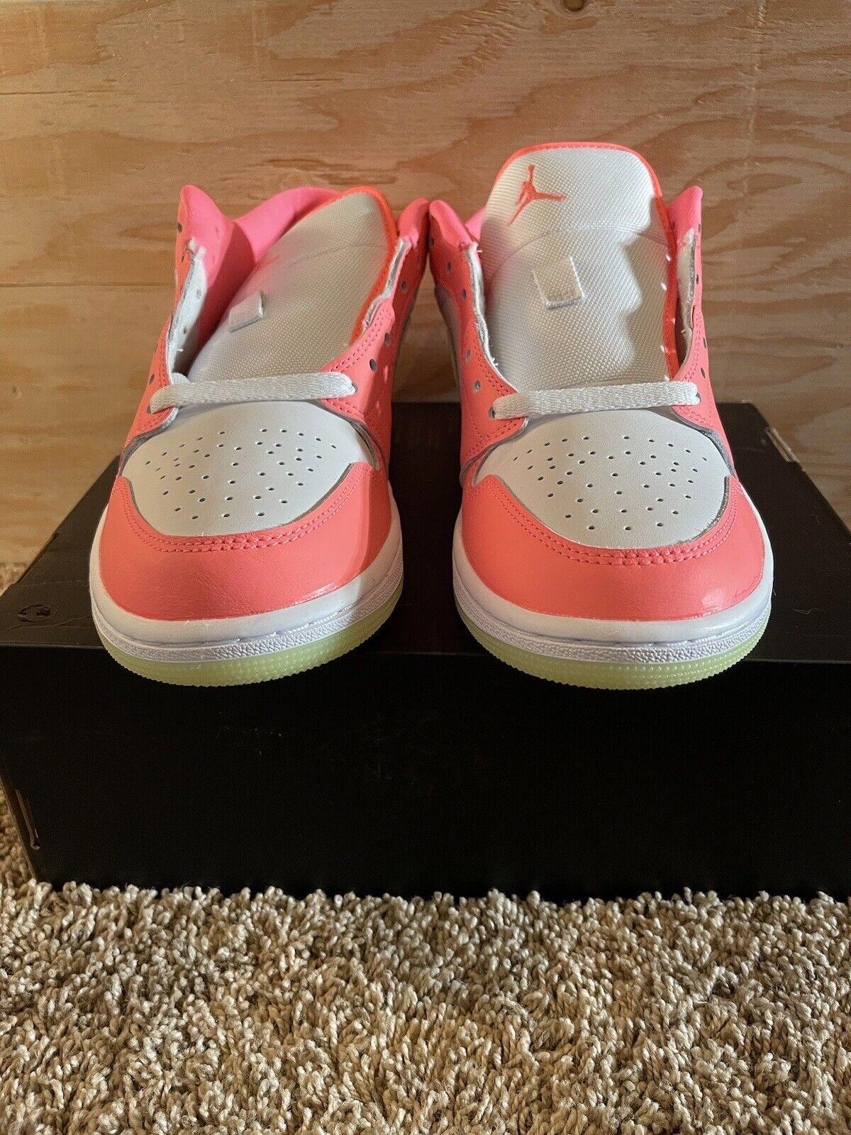 Nike Air Jordan 1 SE Low Lava Glow/White/Barely Volt Men's
