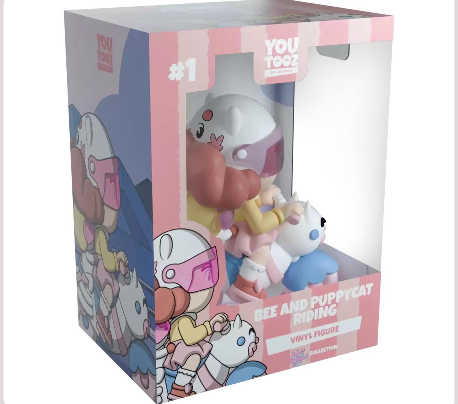 Youtooz Bee and Puppycat Riding Limited Vinyl Plastic Figure H11.2cm(4.4inch)