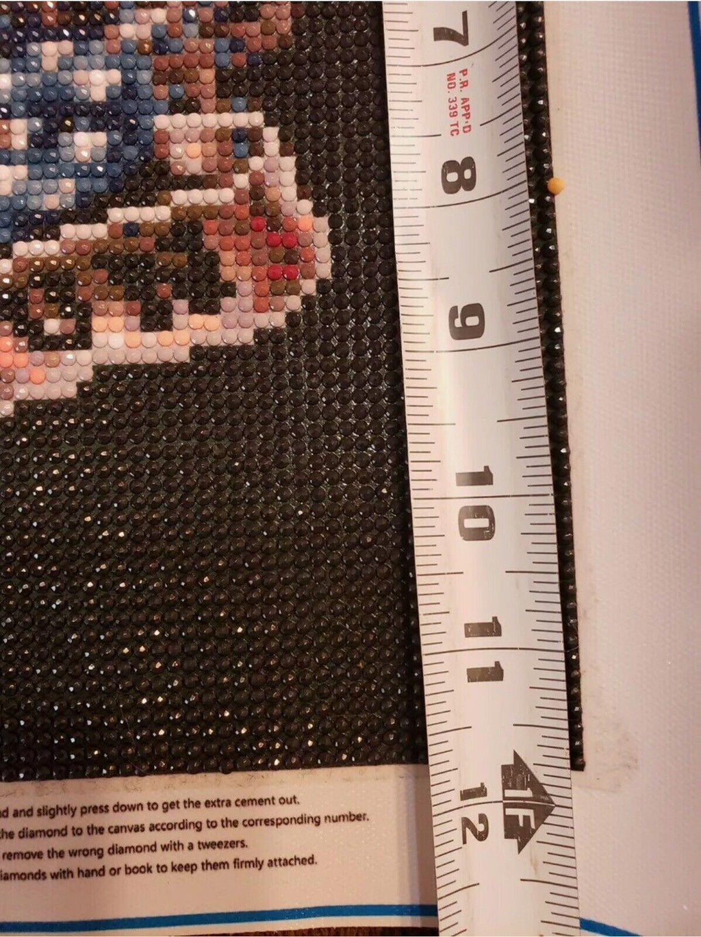 Diamond Drawing American Eagle USA Flag These Colors Don't Run NEW!
