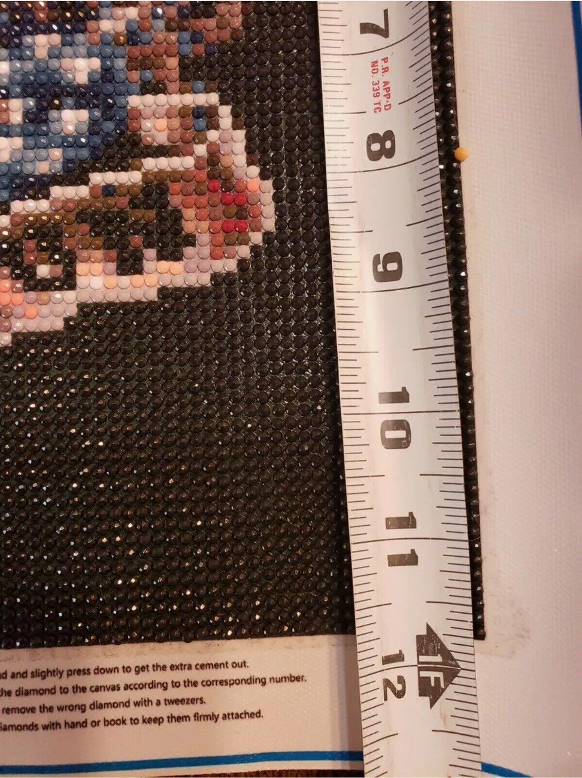 Diamond Drawing American Eagle USA Flag These Colors Don't Run NEW!