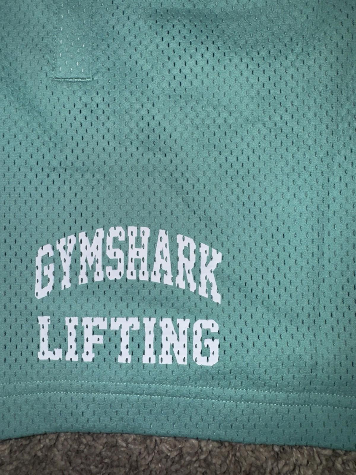 Gymshark Men's Lifting Mesh 7 Inch Shorts Lagoon Green Size: XS NWT