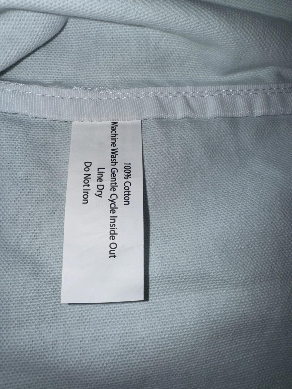 2024 Athleta Canvas Gym Bag Beach Shopping Tote Blue White Ombre XLarge Unused