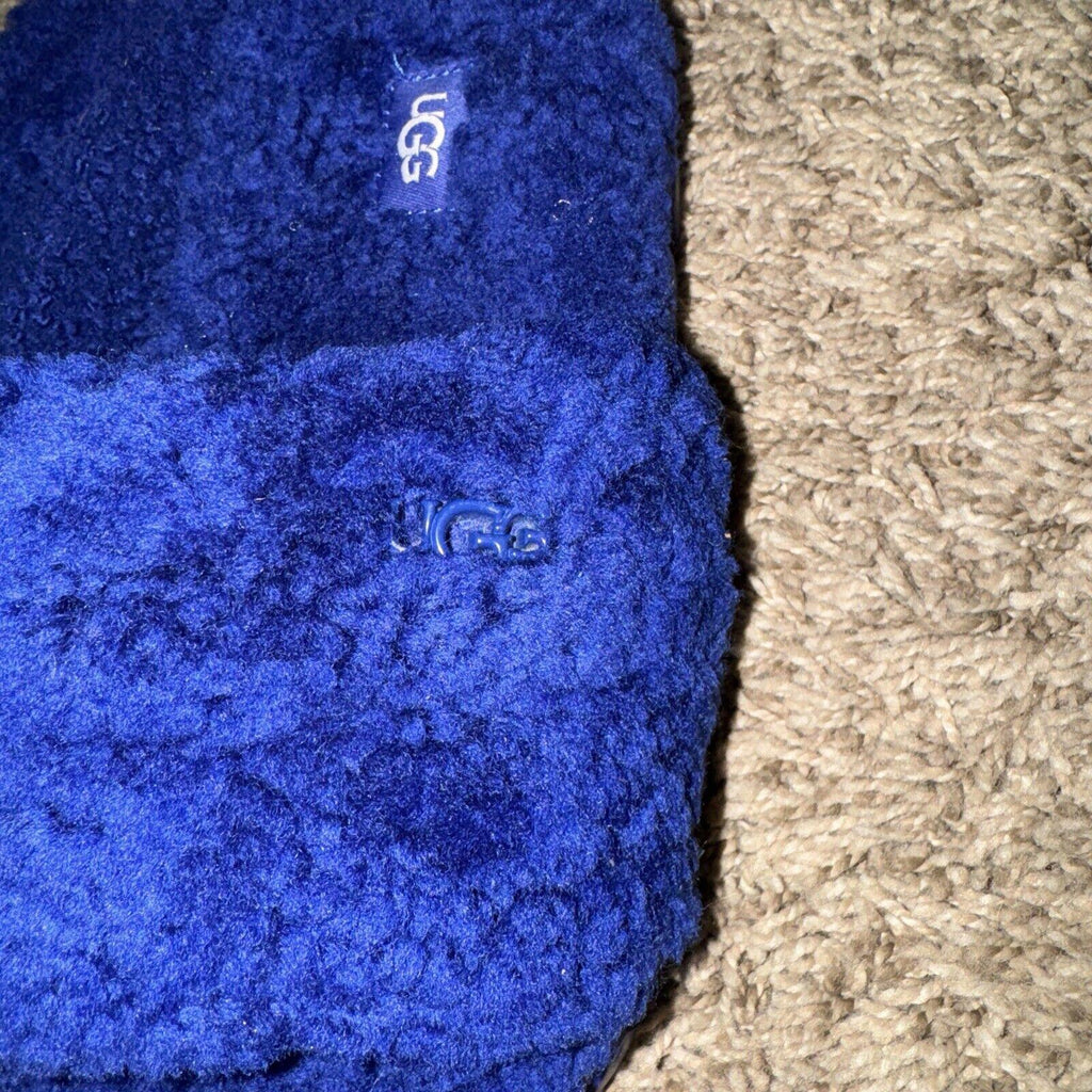 UGG COZETTA BLUE SHEEPSKIN COMFORT SLIPPERS US 5/EUR 36