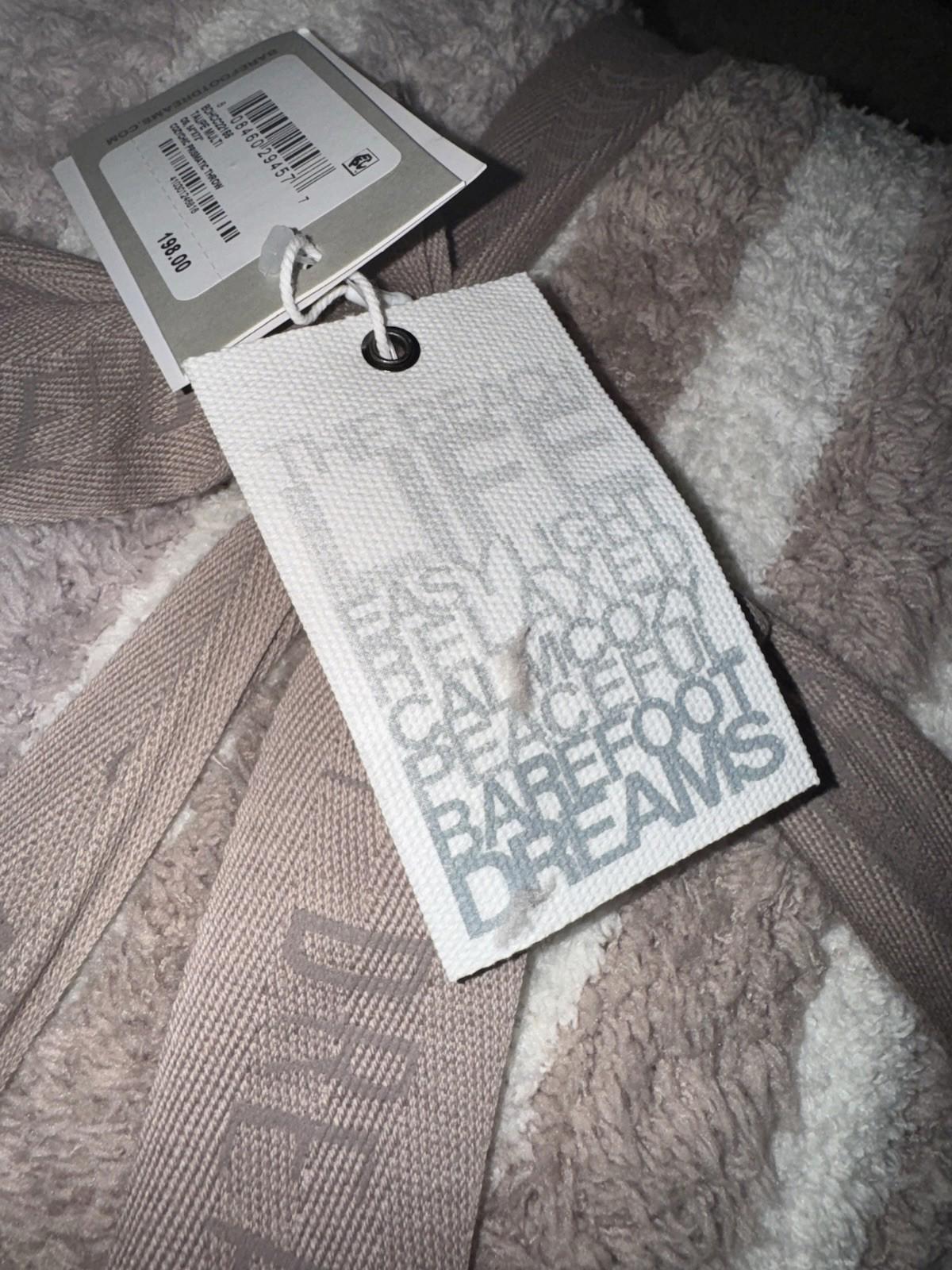NEW $198 BAREFOOT DREAMS CozyChic Throw Blanket Prismatic 54” X 72” NWT