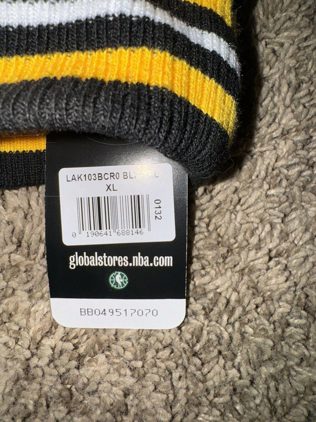 NBA Los Angeles Lakers JH Design Wool Reversible Jacket