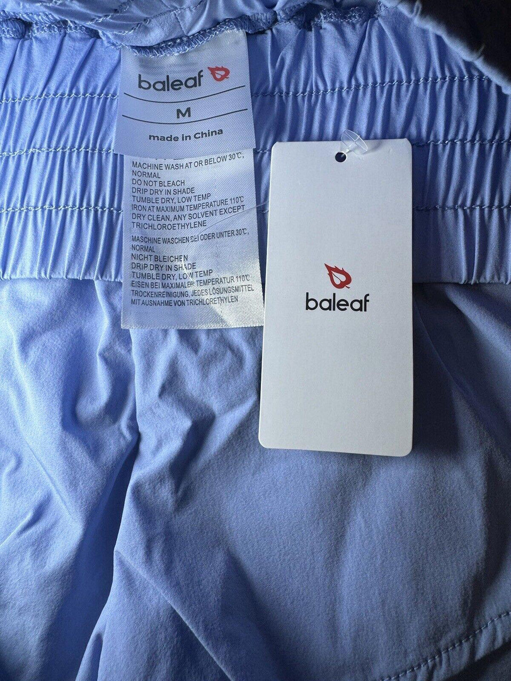 Baleaf Flyleaf High Rise 3" Shorts NWT Medium Run Tennis golf Pickleball Hiking