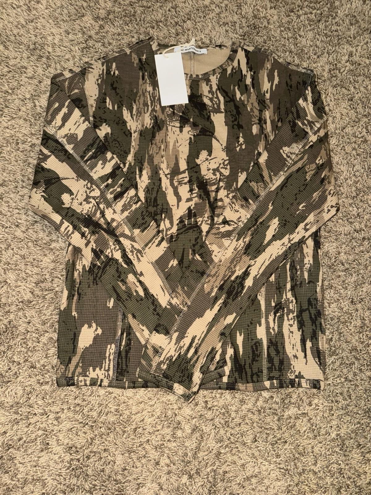 NEW No maintenance still camo overlook panel thermal SMALL NWT