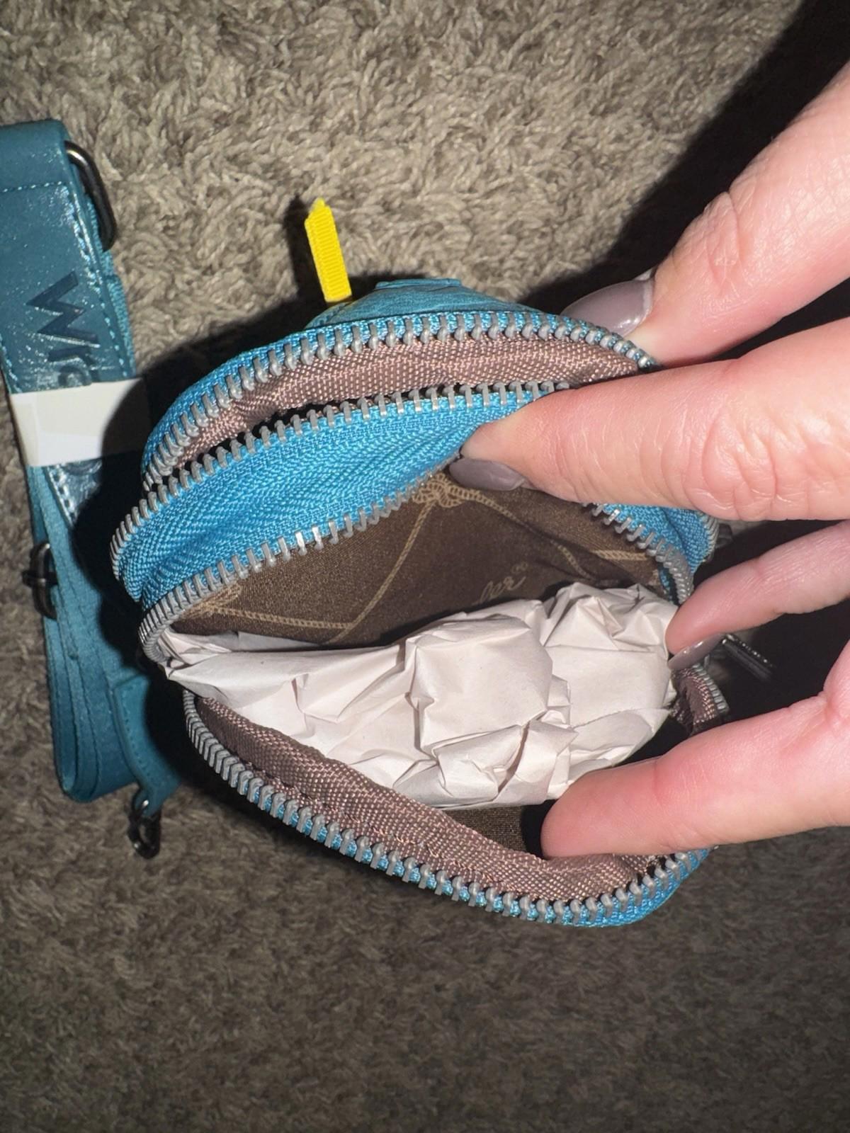 Wrangler Crossbody Sling Bag for Women Fanny Pack Purse Chest Bag Teal NWT