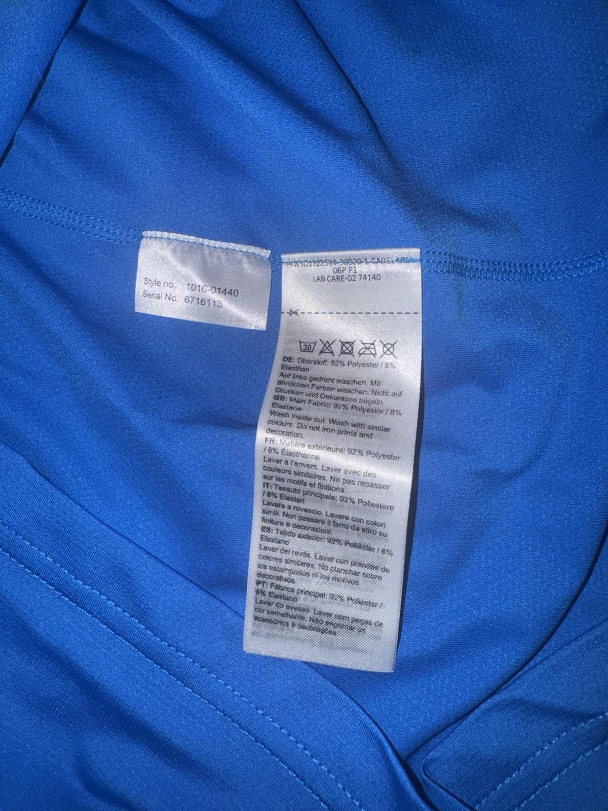 Mammut Selun FL Longsleeve Shirt Mens Large Glacier blue Performance Logo Hiking