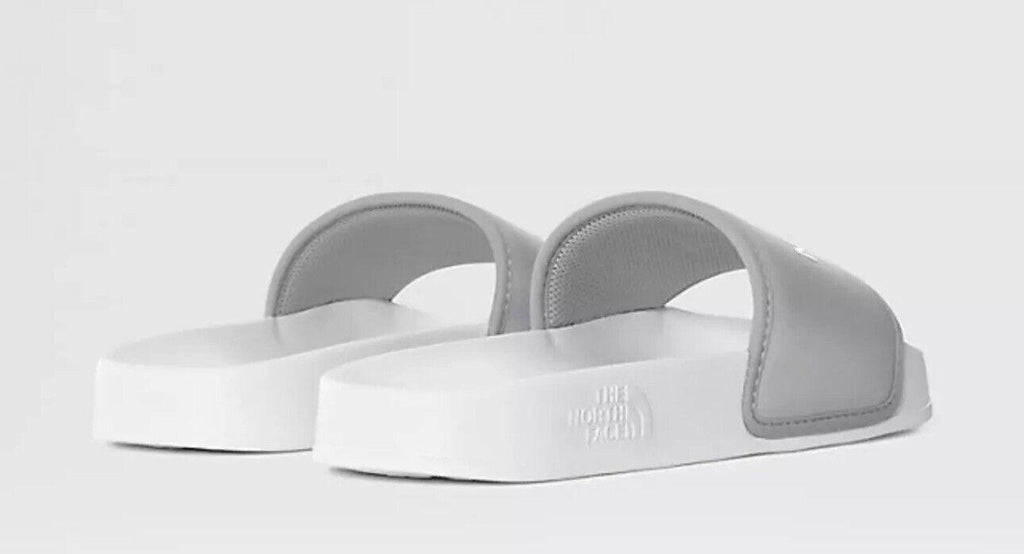 NORTH FACE WOMENS METALLIC SILVER BASE CAMP SLIDES NEW 10
