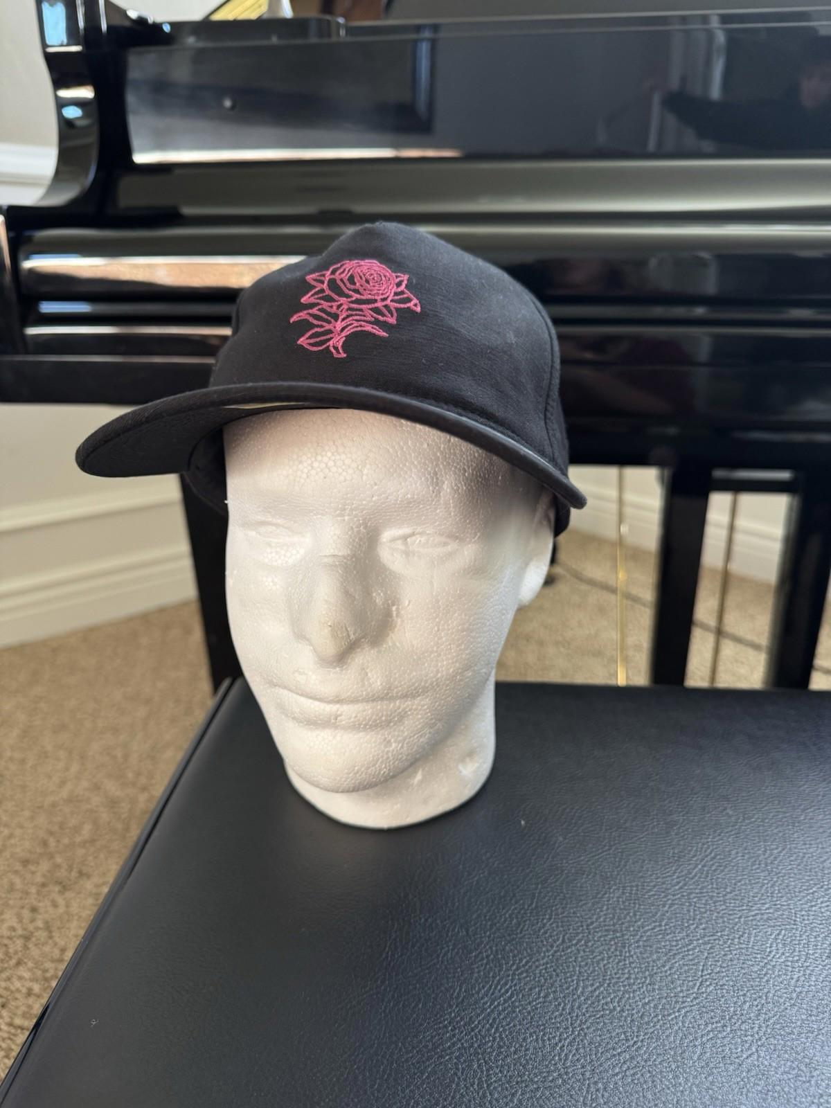 Travis Mathew PASSPORT HAT Rose Adjustable Cap - Black - BRAND NEW