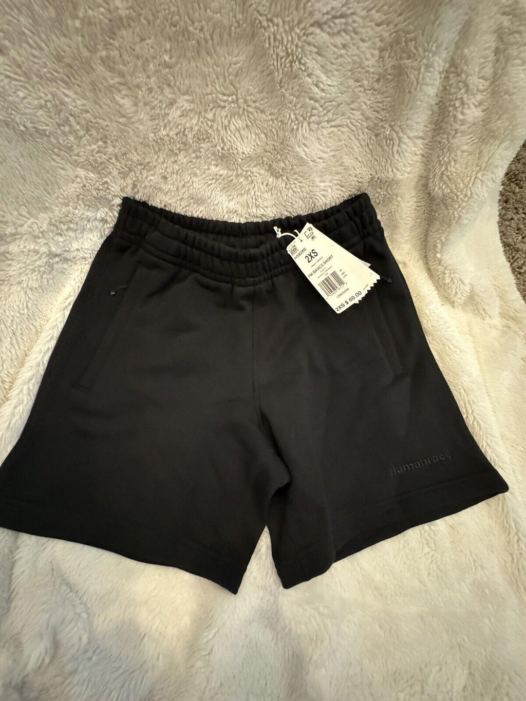 Adidas x Pharrell Williams Human Race Terry Shorts Black 2XS