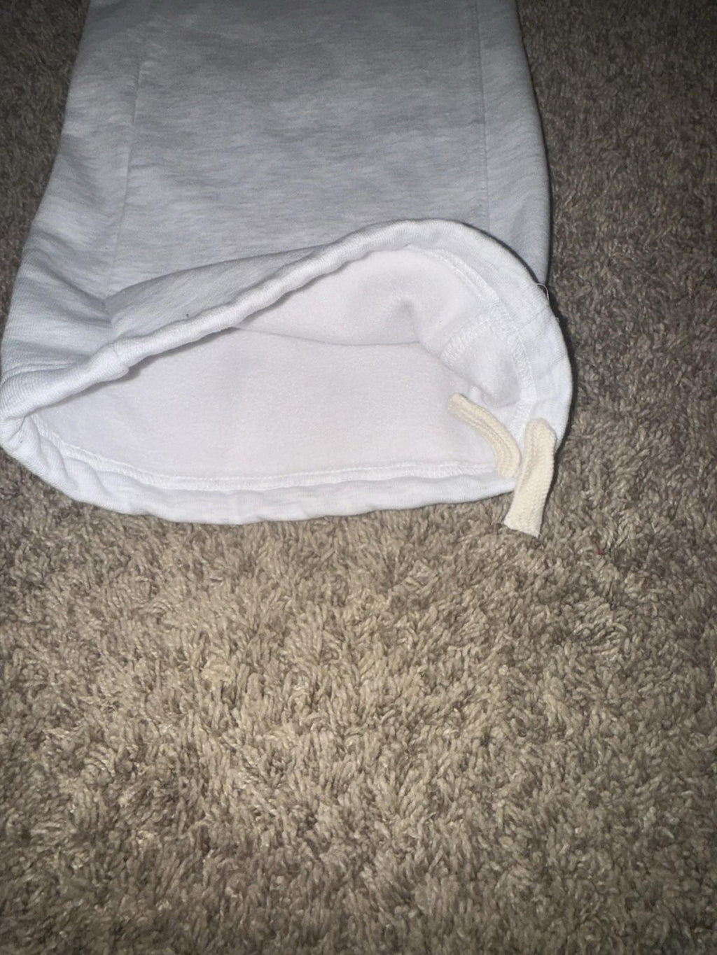 NEW! GLOWNY G DRAWSTRING SWEATPANTS (GRAY) Wide Leg Street Wear NWT