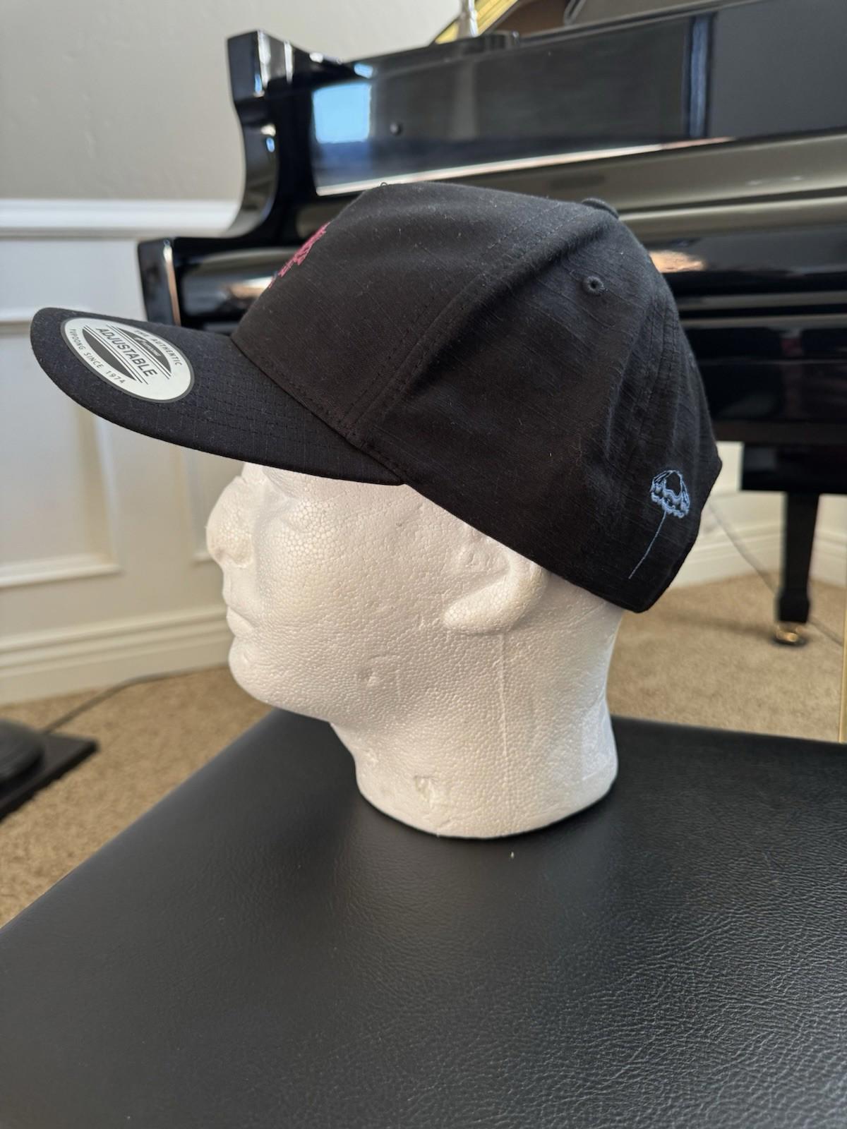 Travis Mathew PASSPORT HAT Rose Adjustable Cap - Black - BRAND NEW